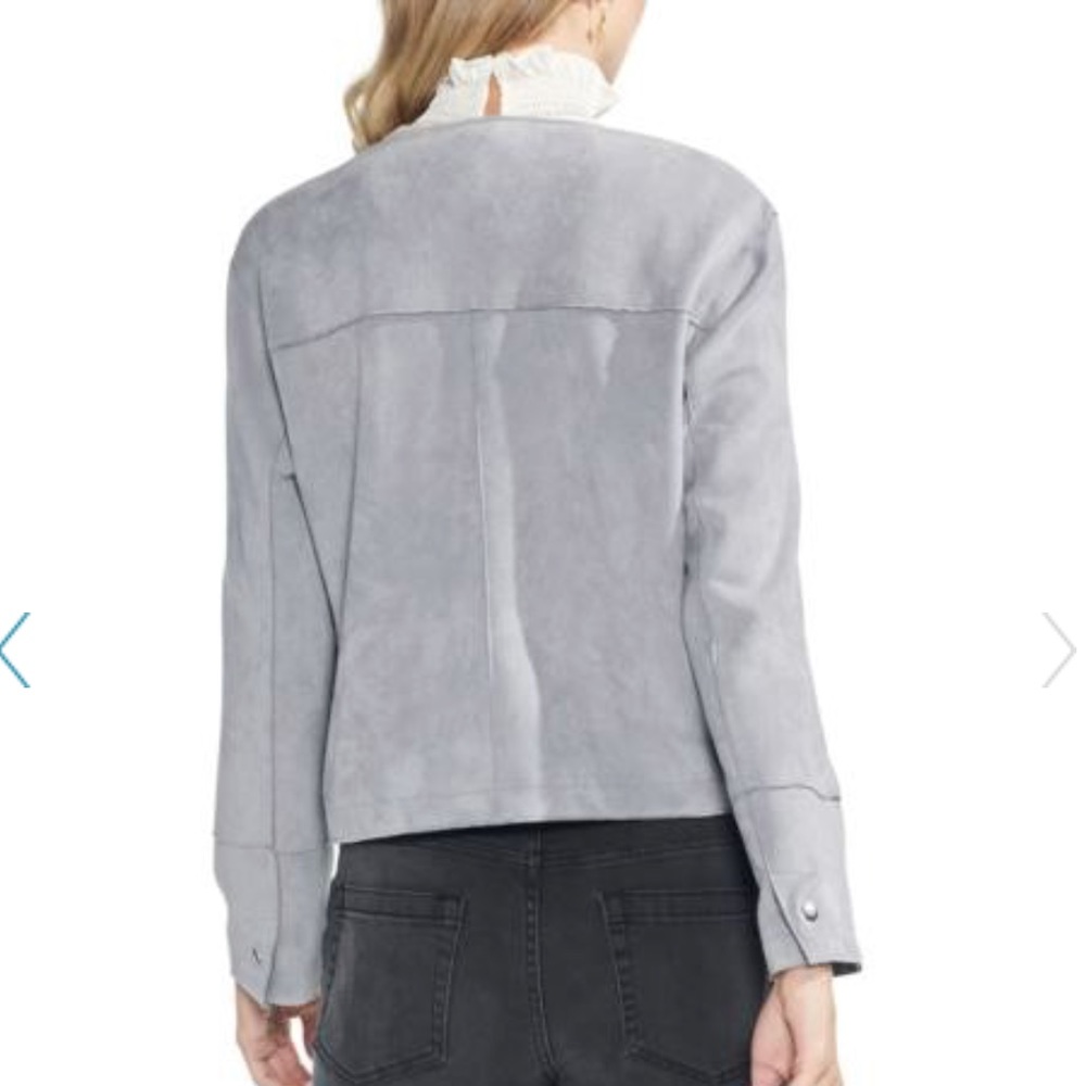 Vince Camuto Faux Suede Jacket Coat Blazer